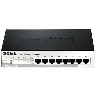 D-Link DES-1210-08P, Power over Ethernet