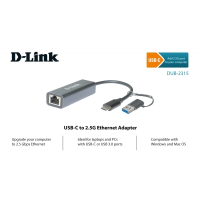 D-Link DUB-2315, Сетевые адаптеры